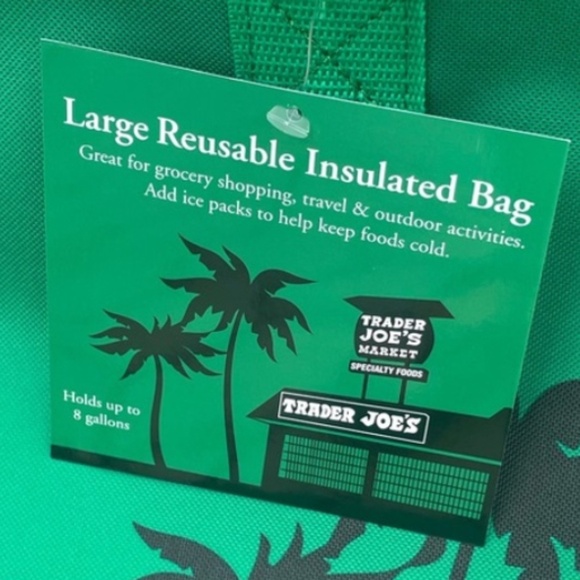 New Trader Joe’s Large Insulated Bags - Limited Holiday Colors!! - Picture 2 of 2